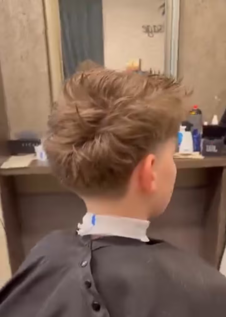 mužský klient Hair Visage Šlapanice